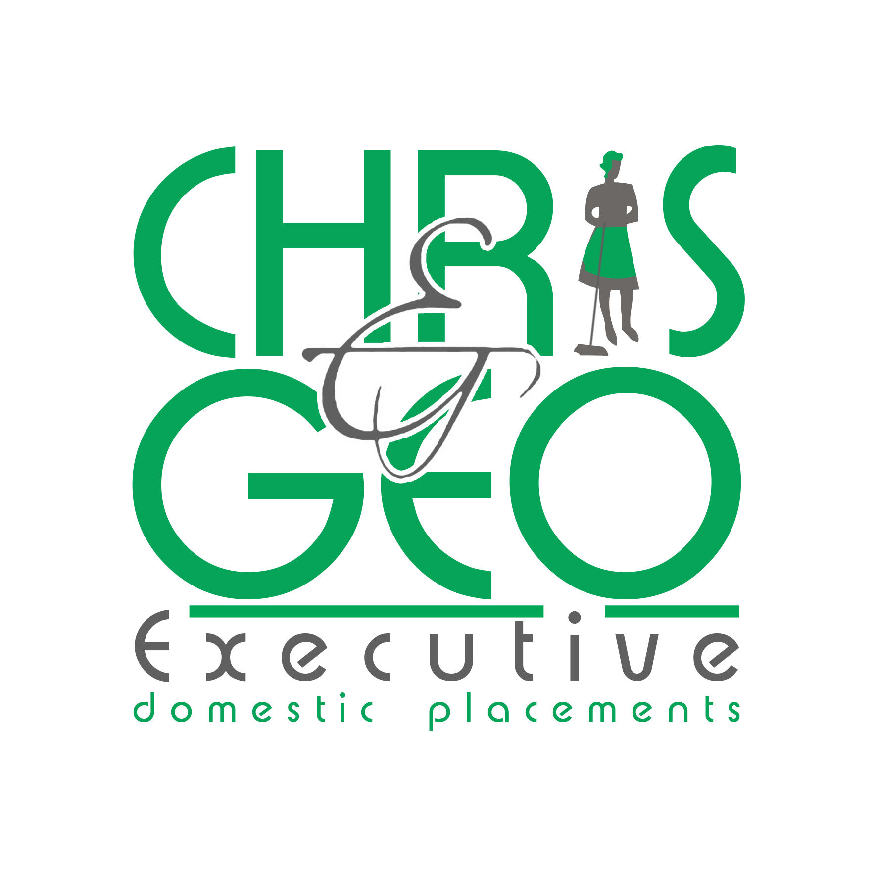 Chris & Geo Executive Domestic Placement Agency Logo - Professional Domestic Worker Services in Zimbabwe